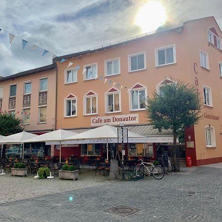Cafe Am Donautor Hotel Kelheim Buitenkant foto